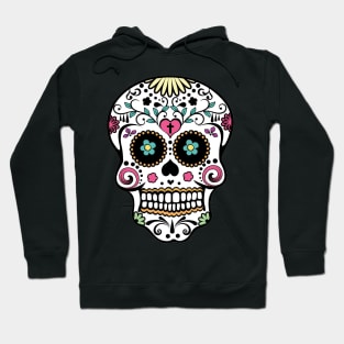 Skull mexican pink Hoodie